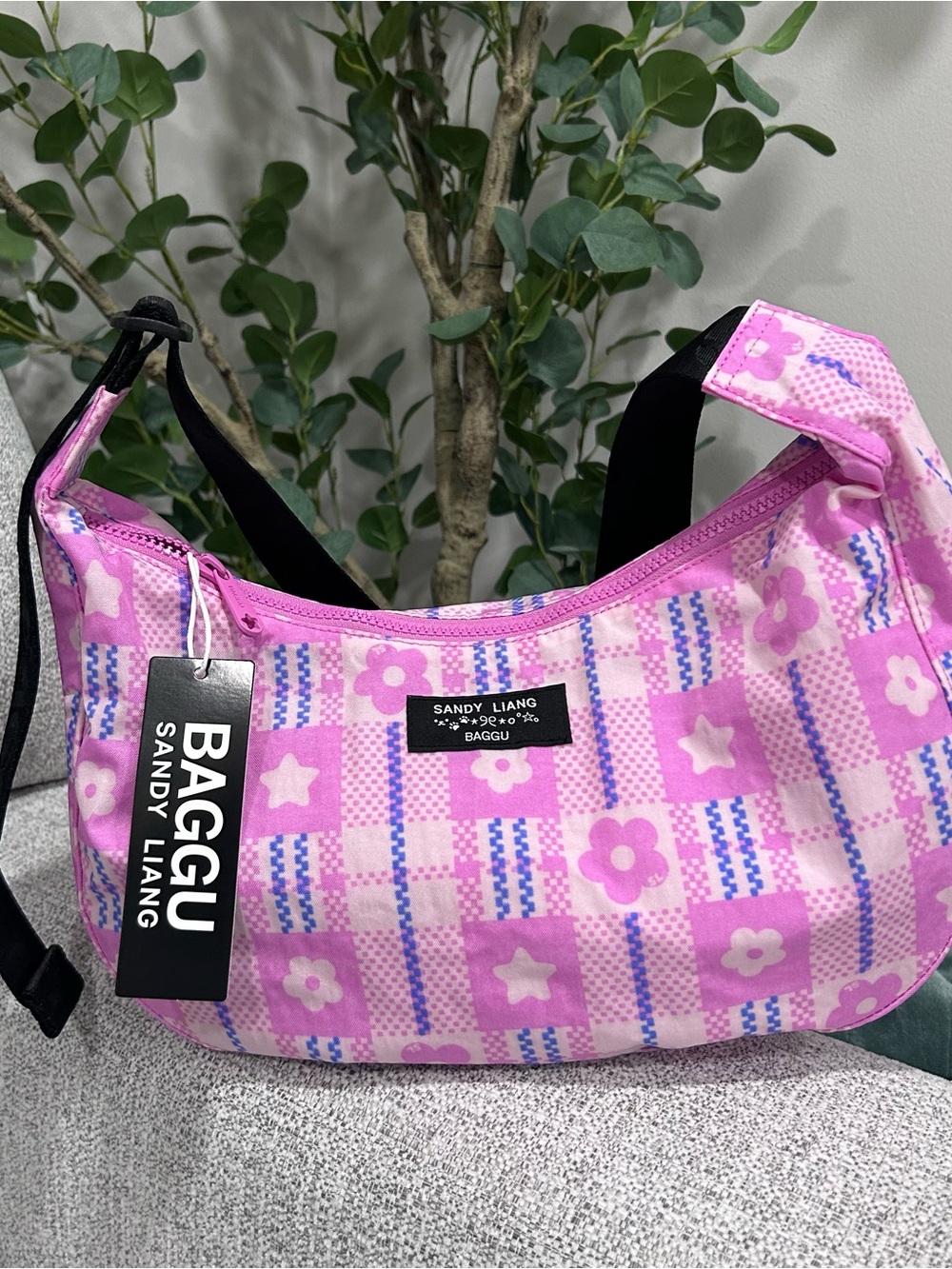 BAGGU x Sandy Liang Medium Crescent Bag